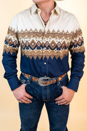Platini Long Sleeve Lorenz Pearl Snap