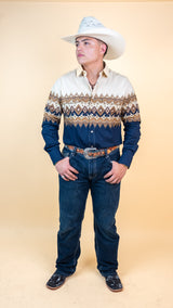 Platini Long Sleeve Lorenz Pearl Snap