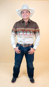 Platini Long Sleeve Roberts Pearl Snap