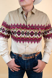 Platini Long Sleeve Lorenz Pearl Snap