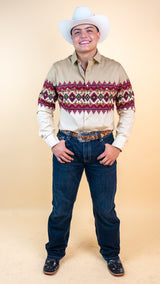 Platini Long Sleeve Lorenz Pearl Snap