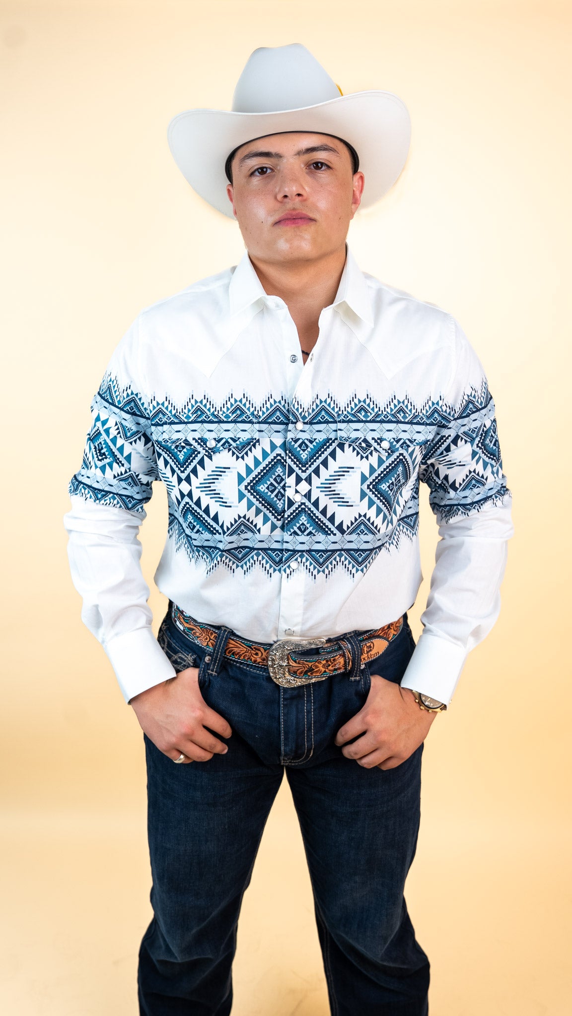 Platini Long Sleeve Jackson  Pearl Snap