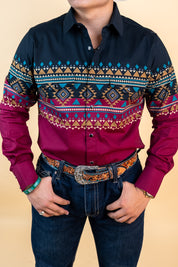 Platini Long Sleeve Roberts Pearl Snap
