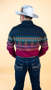 Platini Long Sleeve Roberts Pearl Snap