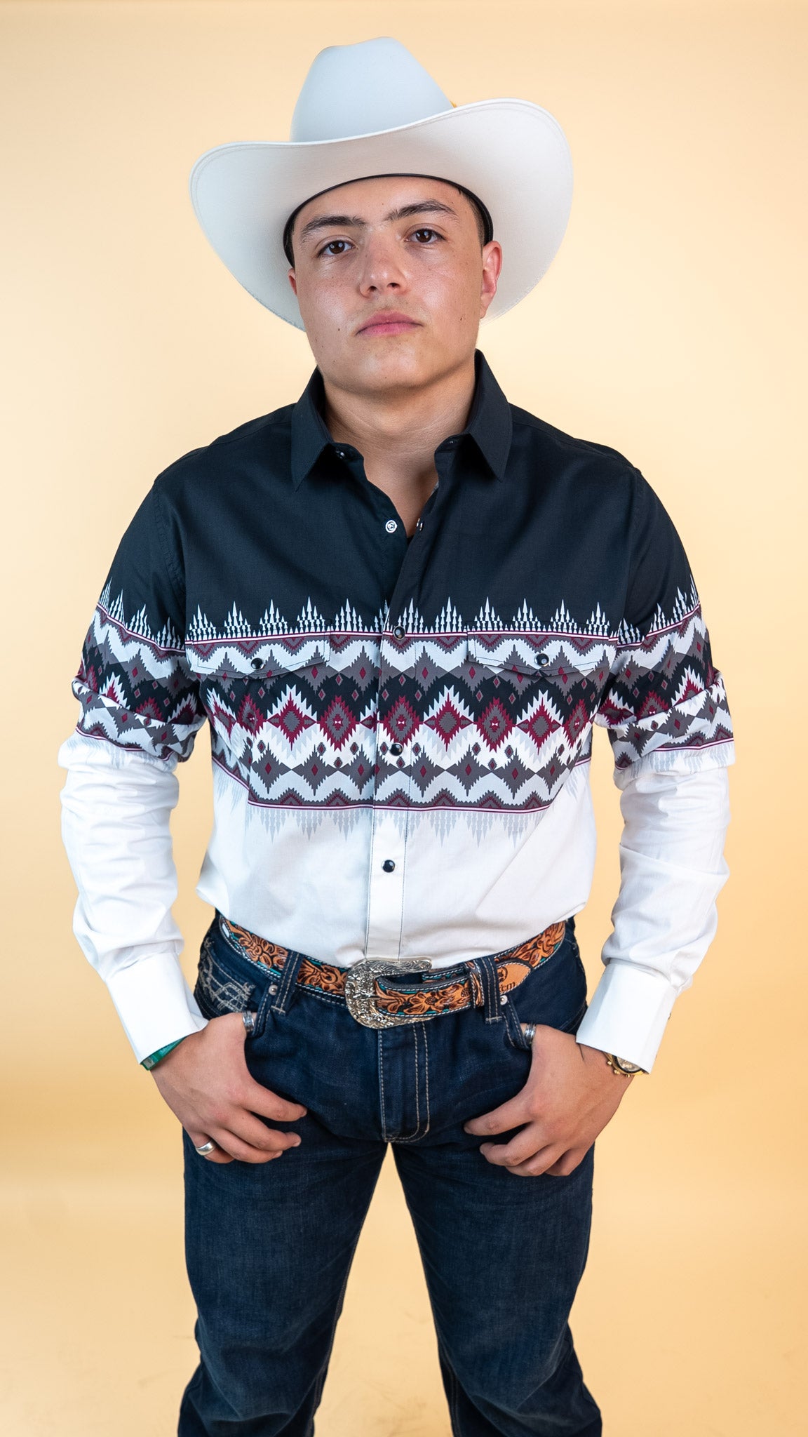 Platini Long Sleeve Lorenz Pearl Snap
