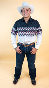 Platini Long Sleeve Lorenz Pearl Snap