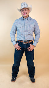 Platini Long Sleeve Jayson  Pearl Snap