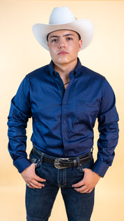 Platini Long Sleeve Brewer Button Up