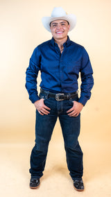 Platini Long Sleeve Brewer Button Up