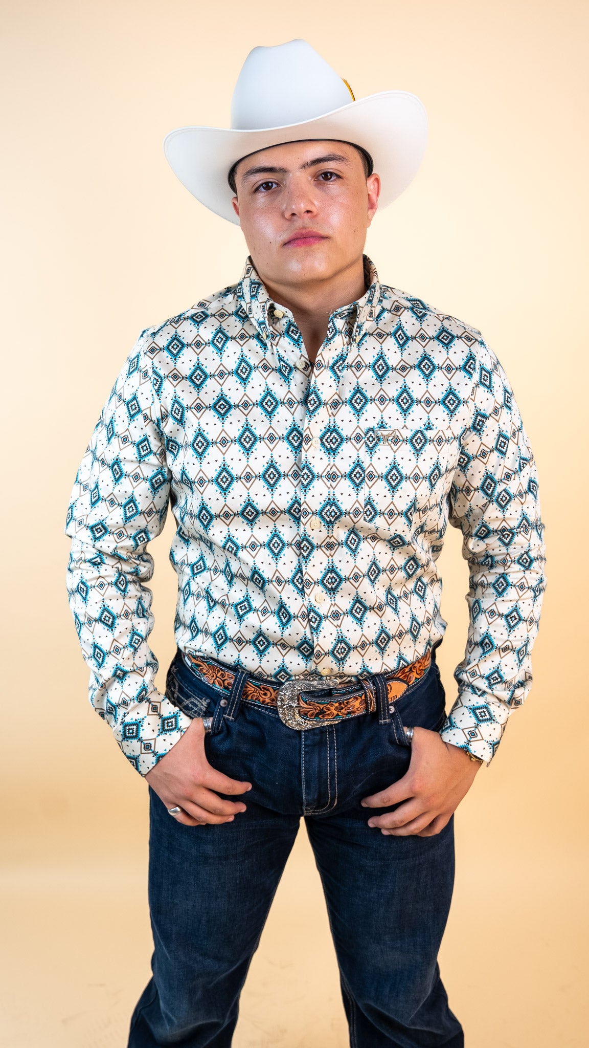 Platini Long Sleeve Payne Durham Button Up