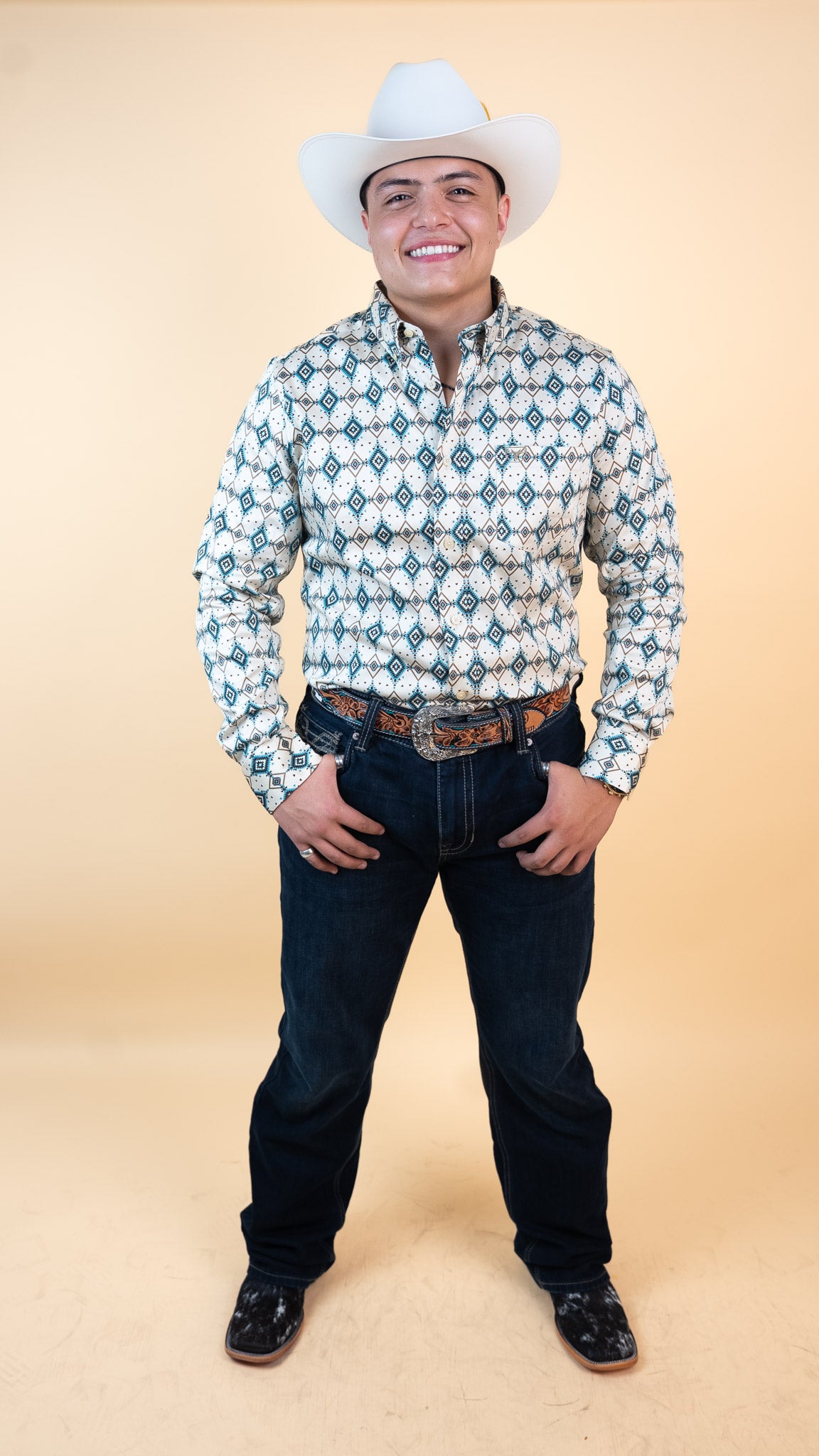 Platini Long Sleeve Payne Durham Button Up