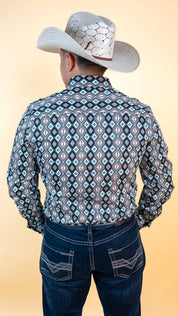 Platini Long Sleeve Scott Button Up