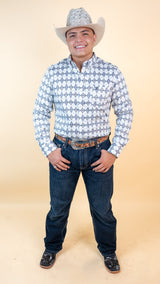 Platini Long Sleeve Payne Durham Button Up