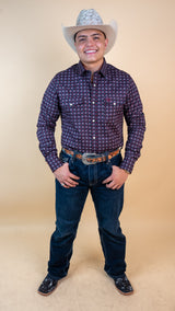 Platini Long Sleeve Kieft Pearl Snap