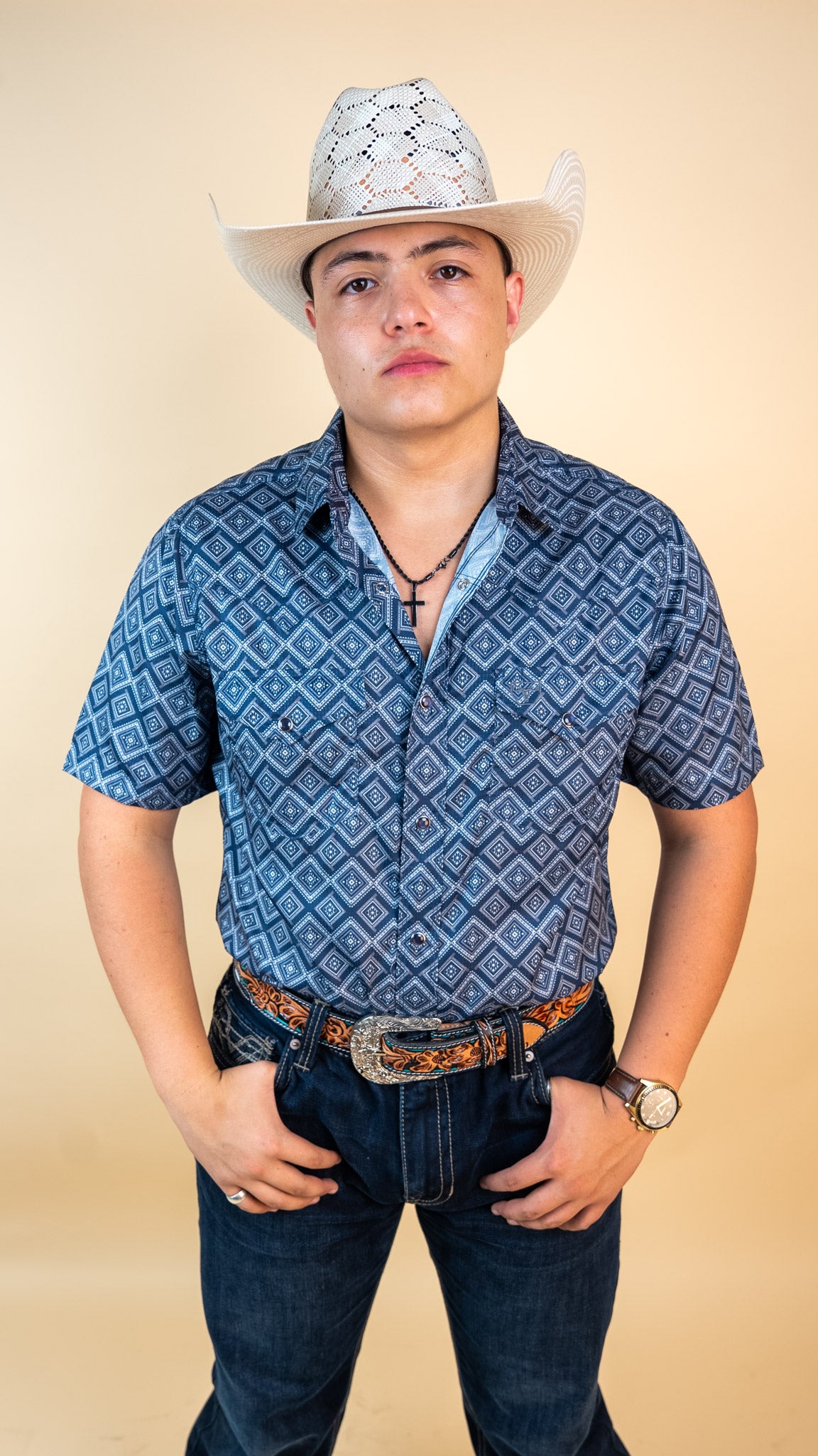 Platini Short Sleeve Mack Pearl Snap