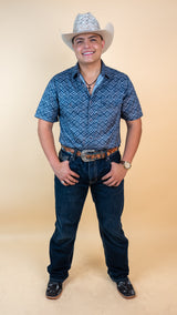 Platini Short Sleeve Mack Pearl Snap