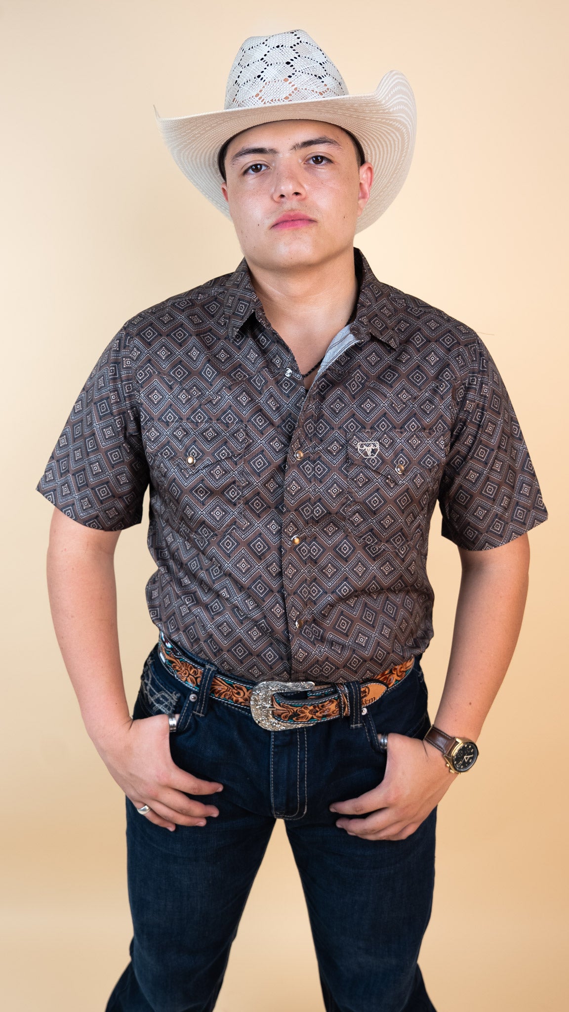 Platini Short Sleeve Kyle Pearl Snap