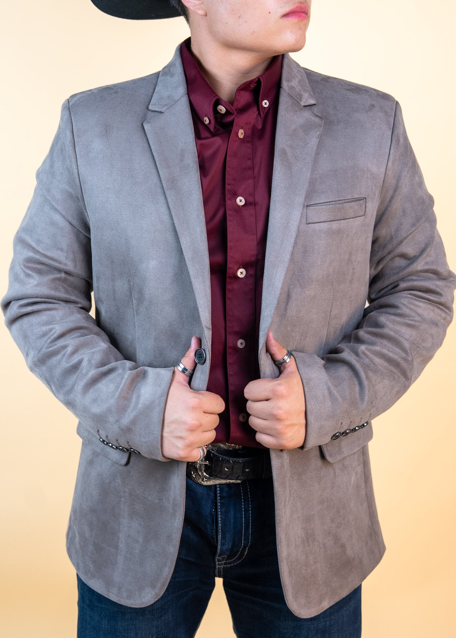 Platini Teddy Suede Blazer