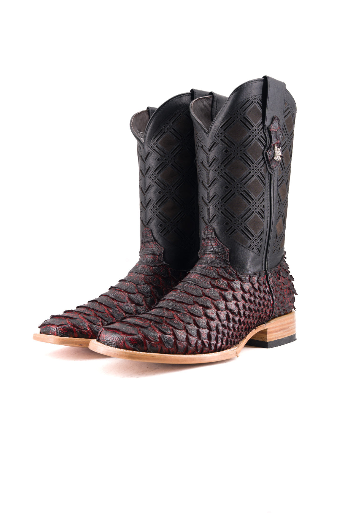 Bradley Python Square Toe Cowboy Boot