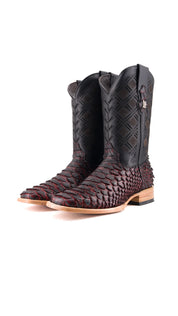 Bradley Python Square Toe Cowboy Boot