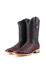 Bradley Python Square Toe Cowboy Boot