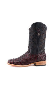 Bradley Python Square Toe Cowboy Boot