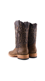 Bruce Lizard Square Toe Cowboy Boot