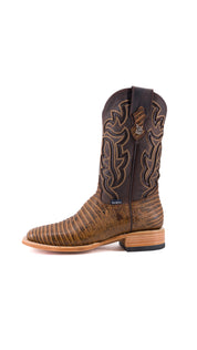 Bruce Lizard Square Toe Cowboy Boot