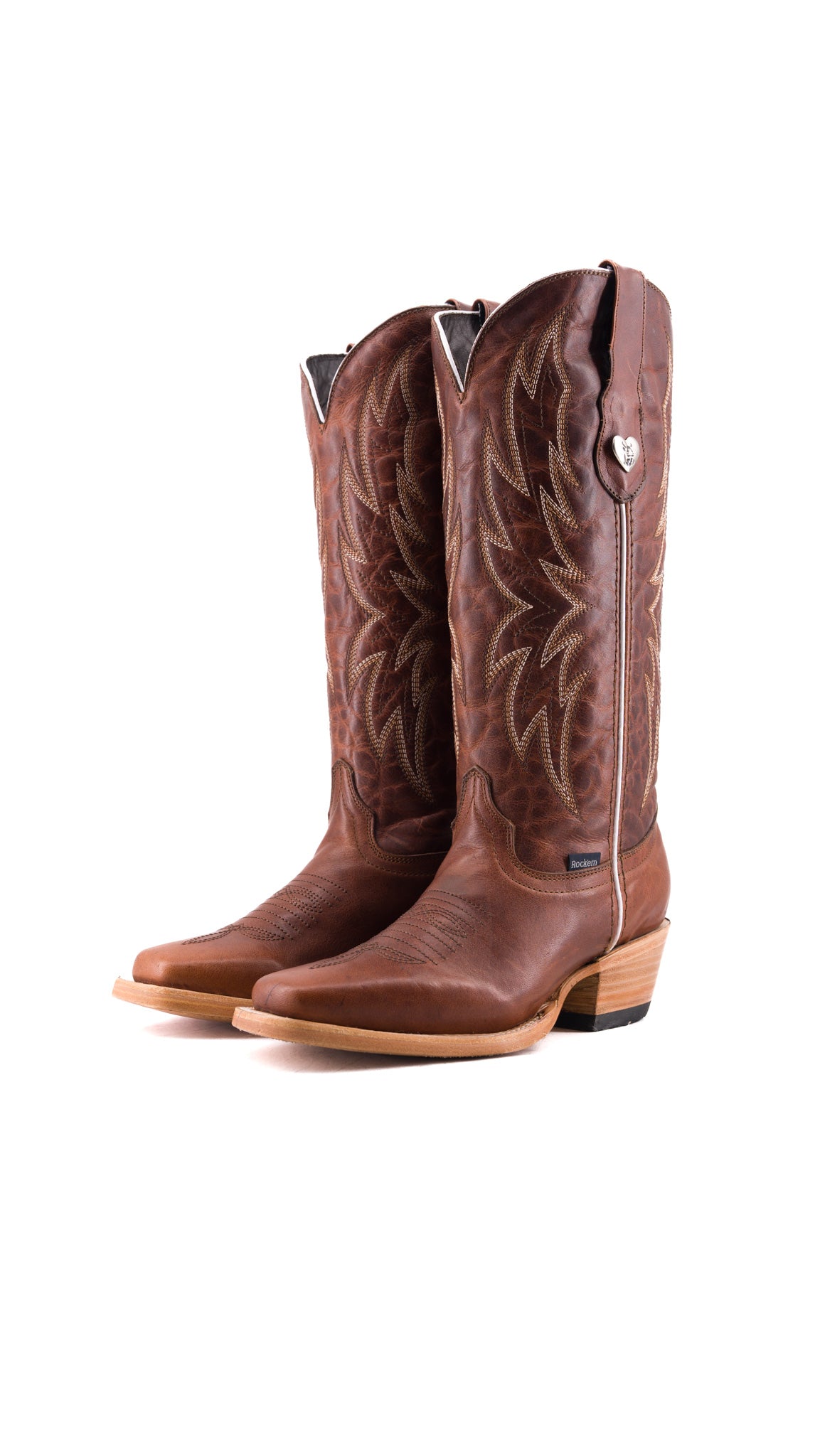 Arisha Midi Frontier Toe Cowgirl Boot