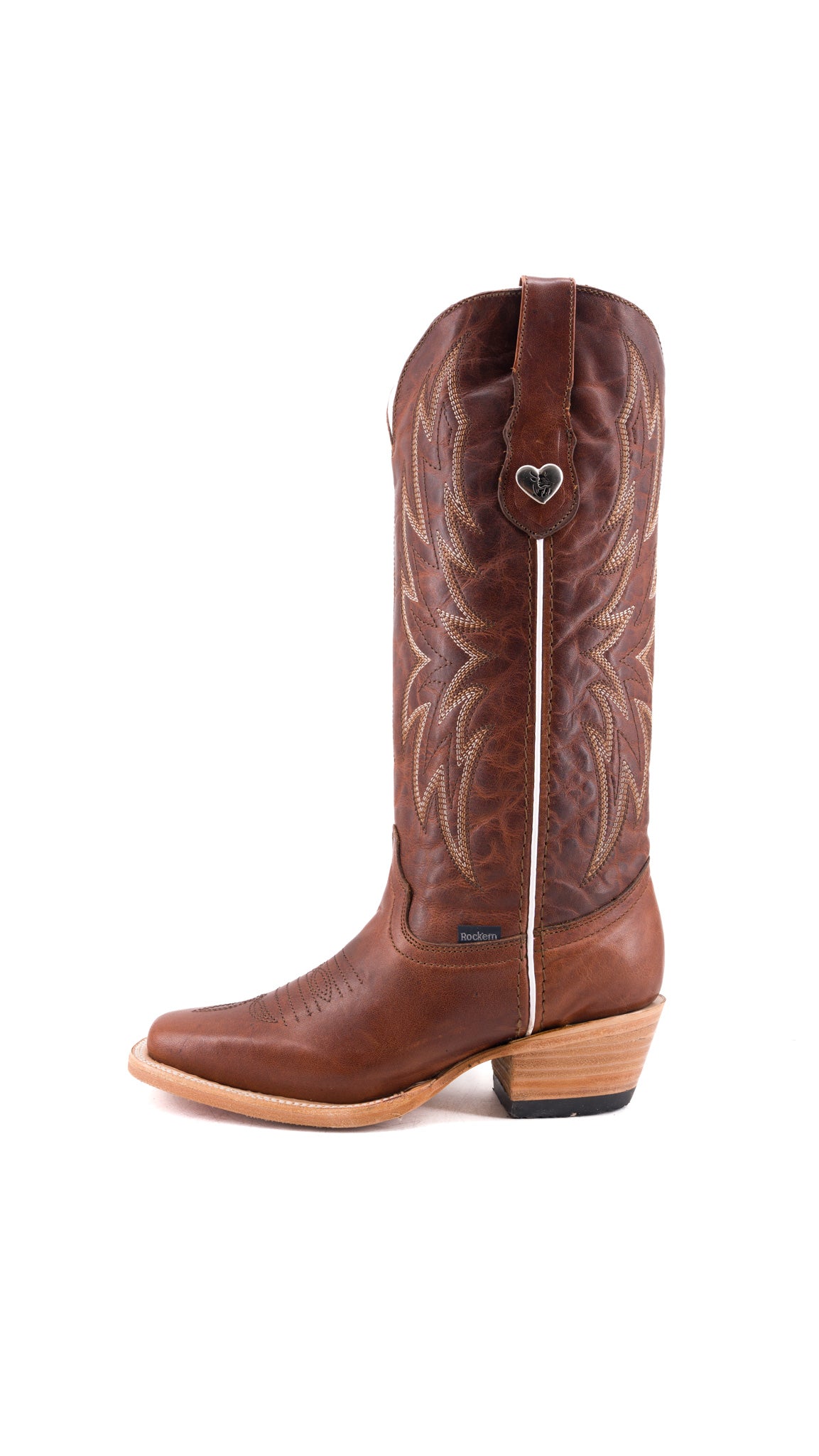 Arisha Midi Frontier Toe Cowgirl Boot