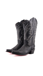 Mia Red Bottom Wide Calf Snip Toe Cowgirl Boot