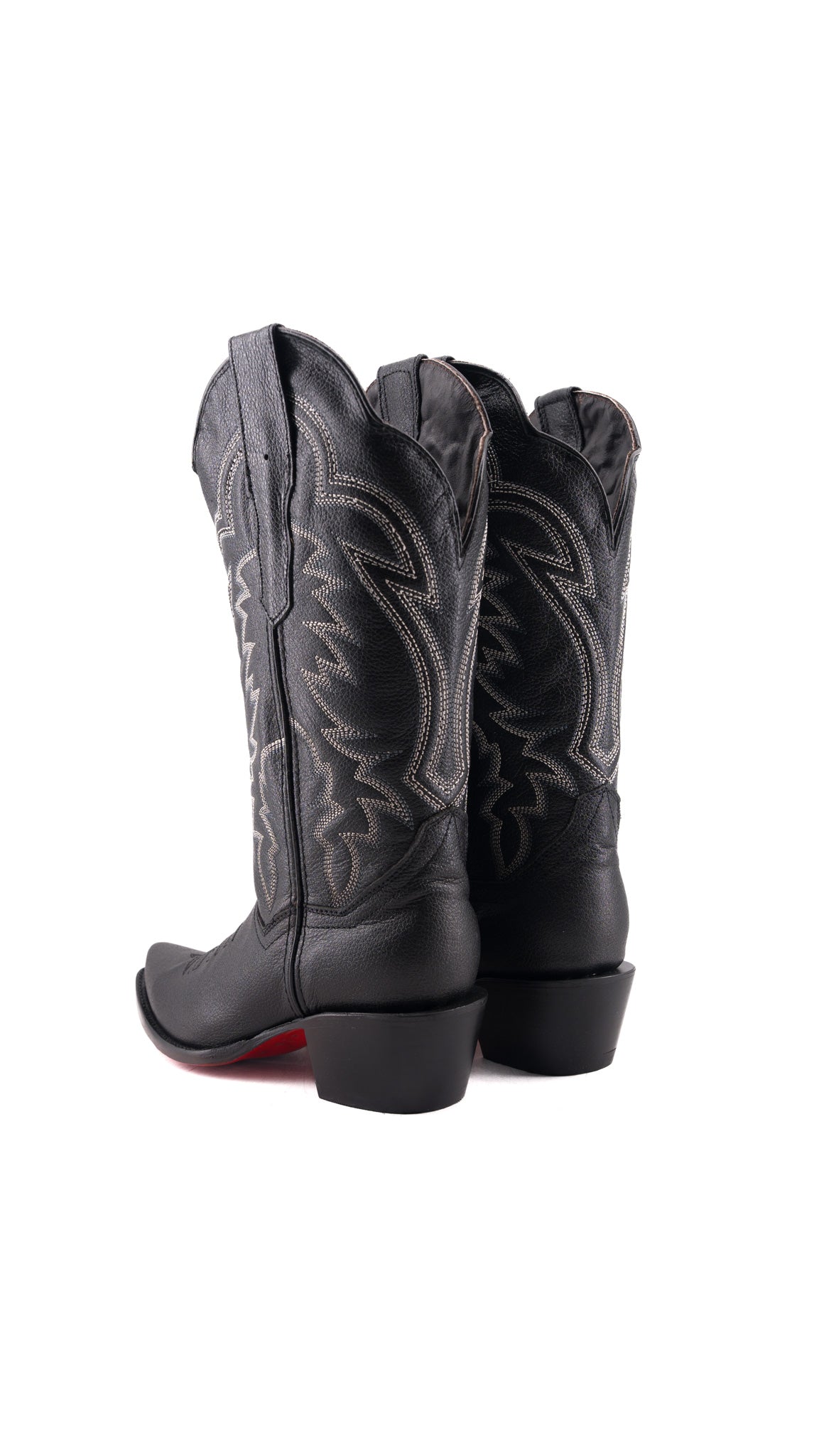 Mia Red Bottom Wide Calf Snip Toe Cowgirl Boot