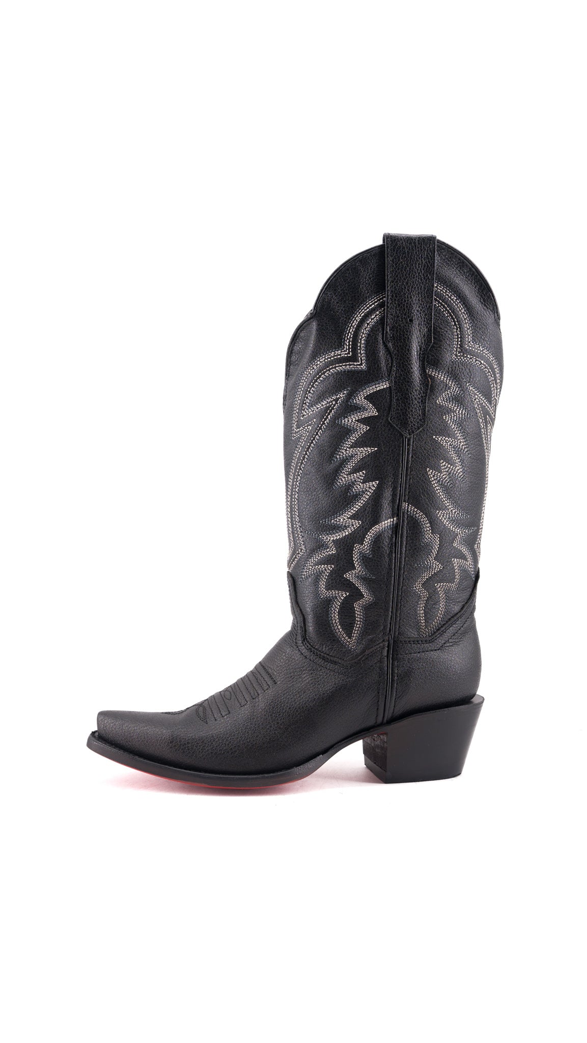 Mia Red Bottom Wide Calf Snip Toe Cowgirl Boot