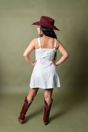 Dixie Button Down And Belted Mini Dress