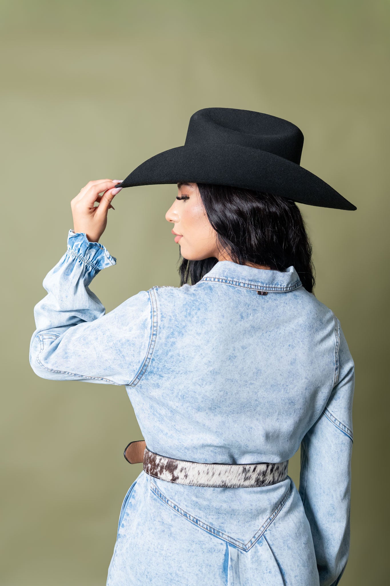 Classic Cowgirl Denim Dress