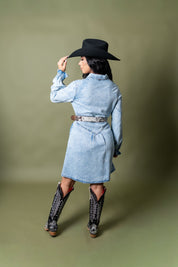 Classic Cowgirl Denim Dress