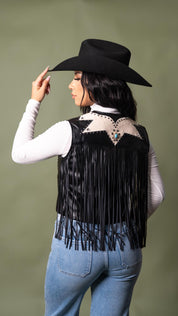 Faux Moonlit Cowgirl Vest