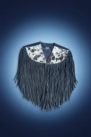 Cowhide Round Fringe Vest