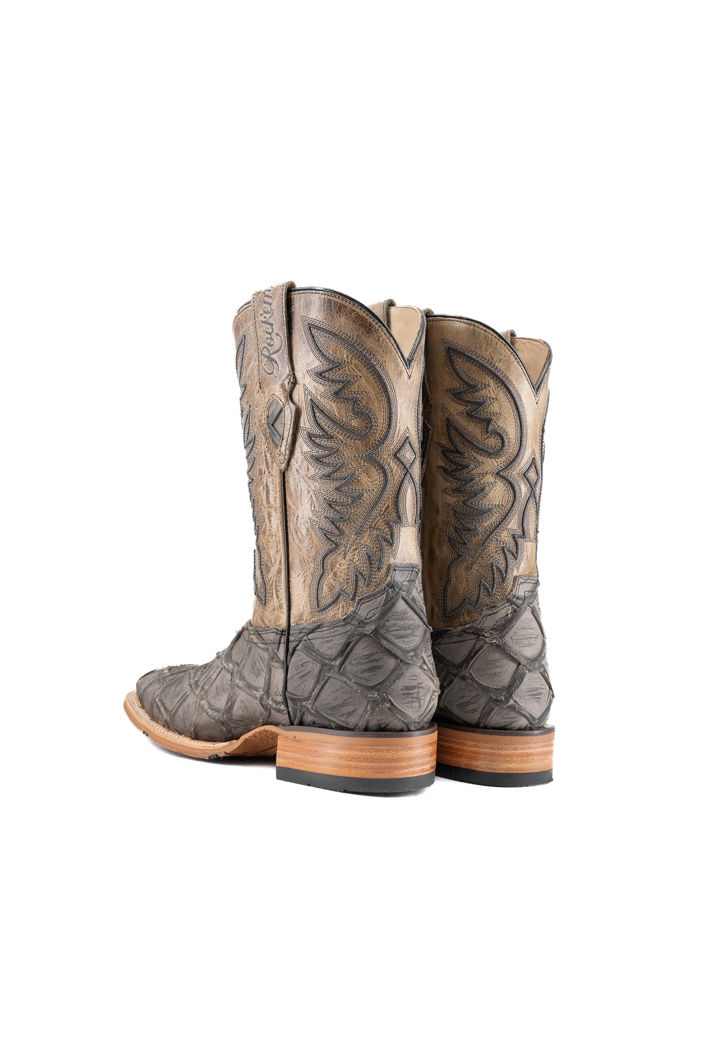 Austin Big Bass Pirarucu Square Toe Cowboy Boot