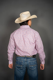 Wrangler Classic Paisley Long Sleeve Button Up