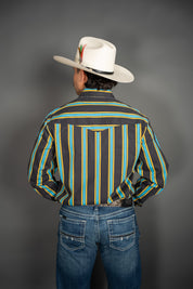 Wrangler Vintage Long Sleeve Shirt Pearl Snap