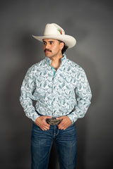 Wrangler George Strait Paisley Button Up