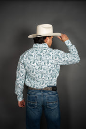 Wrangler George Strait Paisley Button Up