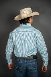 Wrangler Aztec Striped Button Up