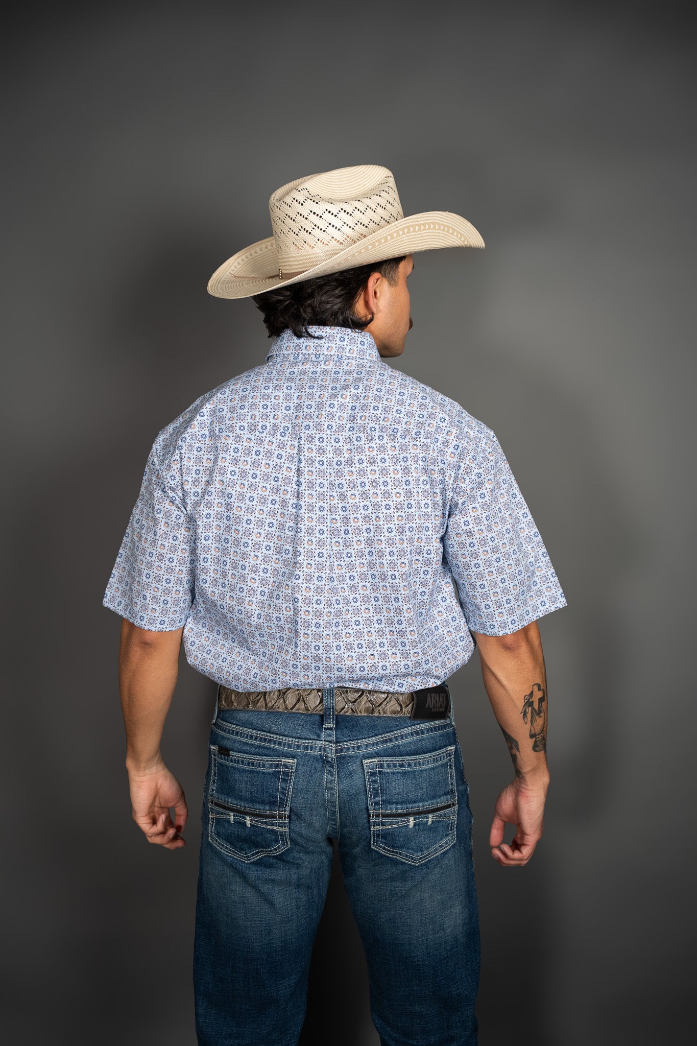 Wrangler George Strait Print Button Up