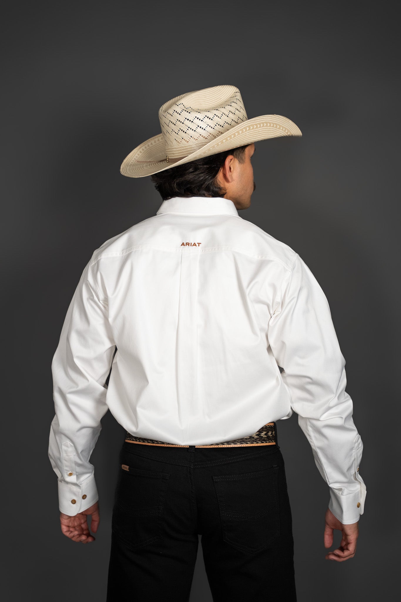 Ariat Mens Solid Twill Classic Long Sleeve Shirt