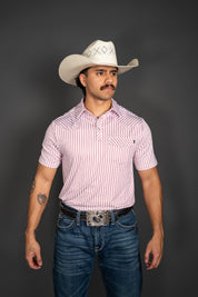 Rock & Roll Stripes Short Sleeve Polo
