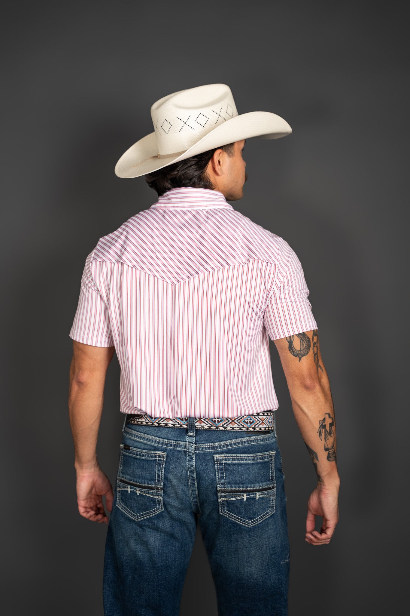 Rock & Roll Stripes Short Sleeve Polo