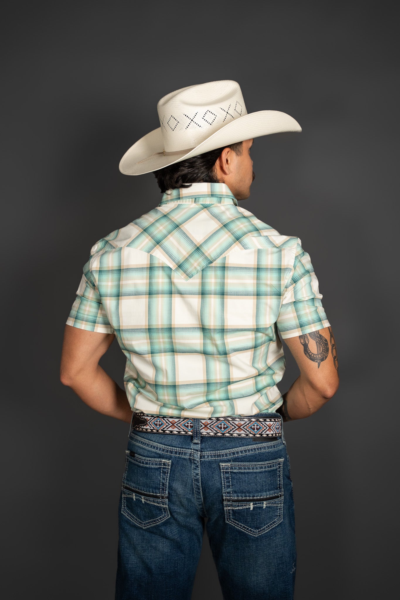 Rock & Roll Plaid Pearl Snap