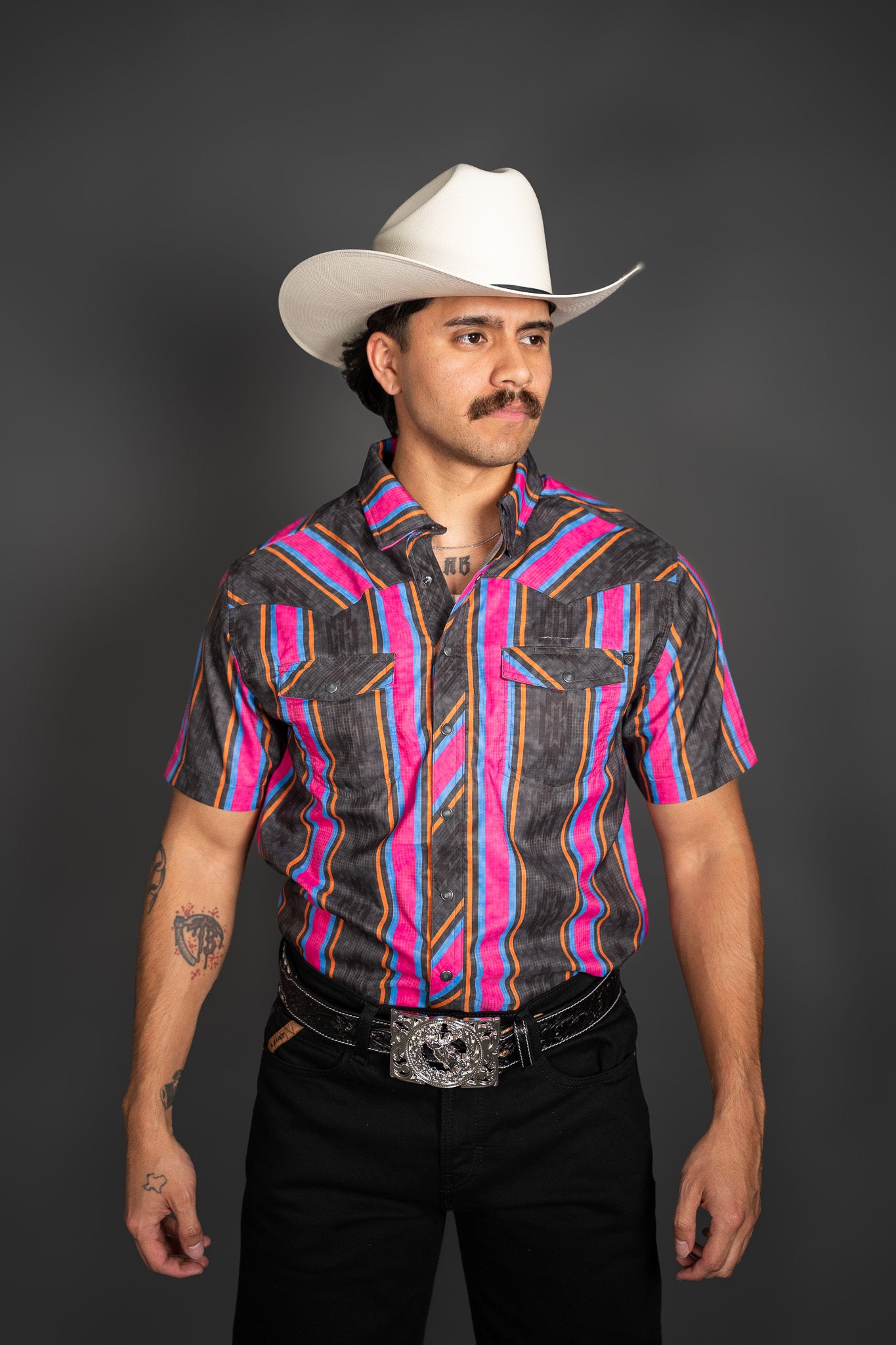 Rock & Roll Ripstop Stripes Short Sleeve Shirt